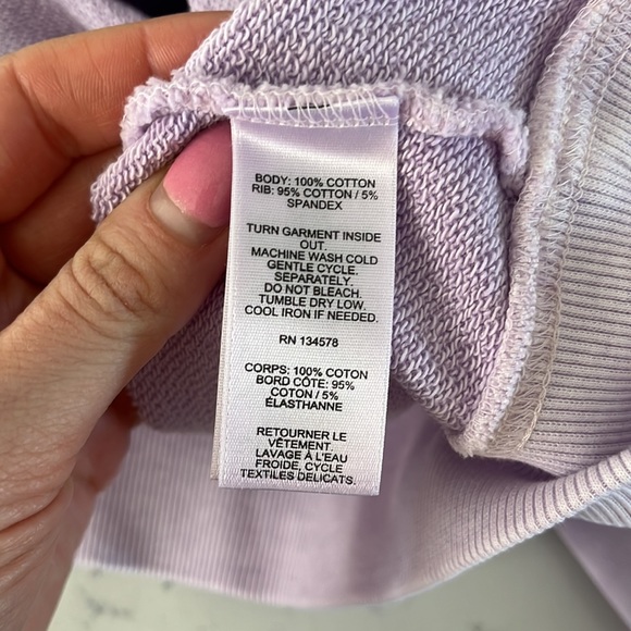 Vineyard Vines Polo Popover Sweatshirt purple color size XXL - Picture 11 of 11